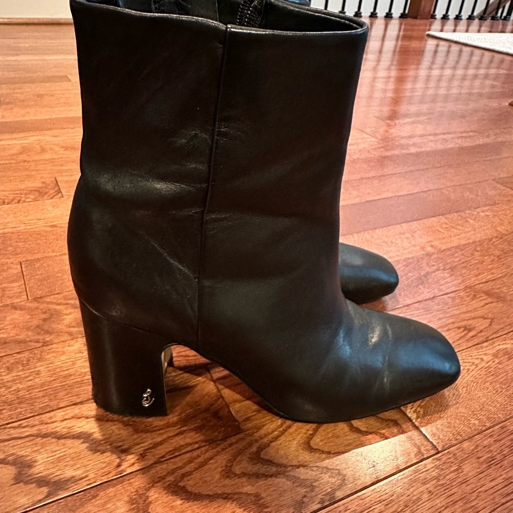 Sam Edelman Black Heeled Boots